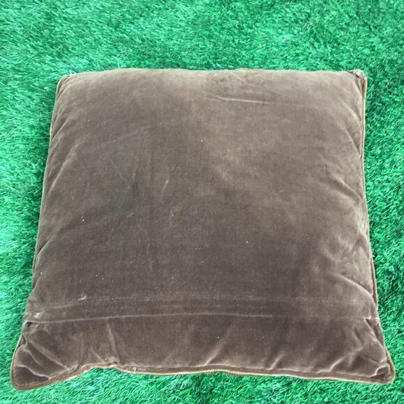 Vintage Cat Needlepoint Tapestry Pillow Long Haired Calico - Picture 6 of 11